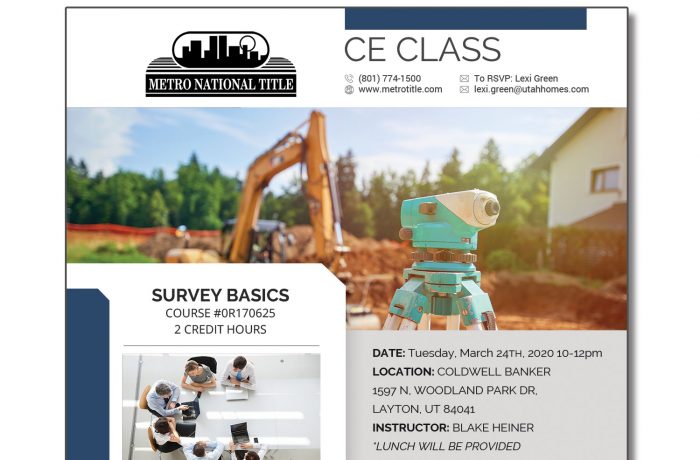 CE Class Flyer