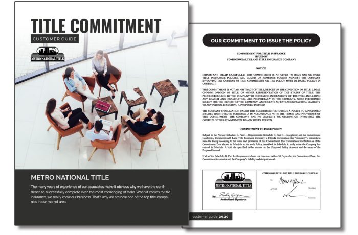 Title Commitment Book